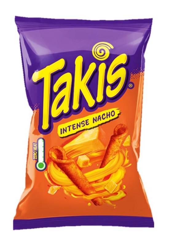 Snack di mais piccante Takis Intense Nacho - 100 g.